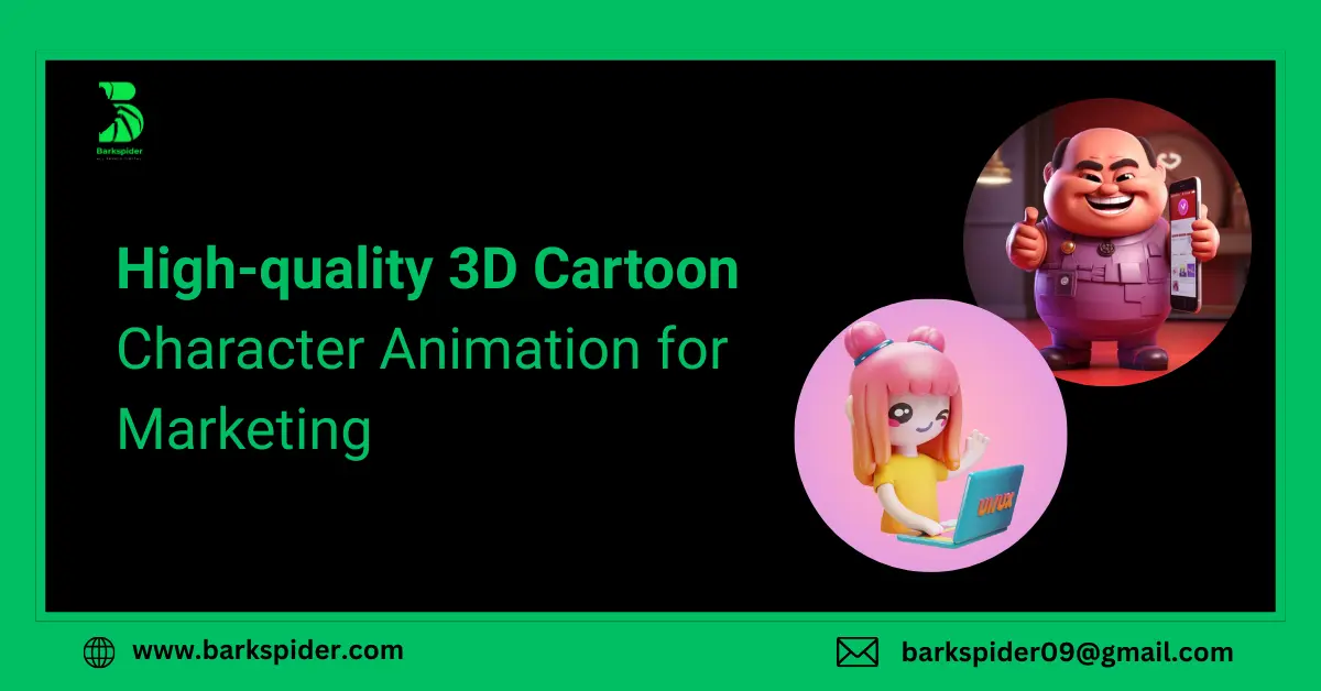 High-quality 3D Cartoon Character Animation for Marketing
